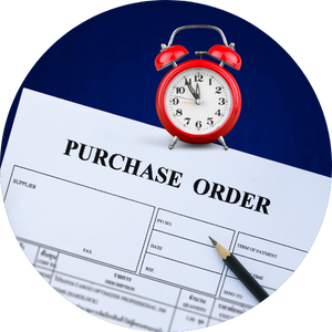 purchase order management graphic